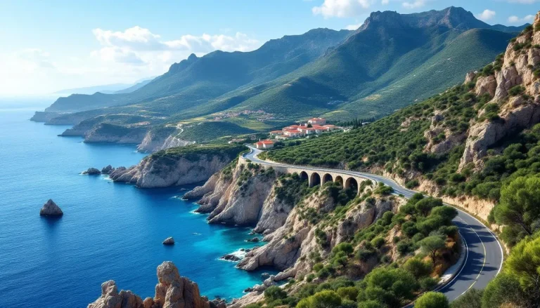 Paysages variés entre Propriano et Bonifacio, mêlant mer, falaises et végétation méditerranéenne.