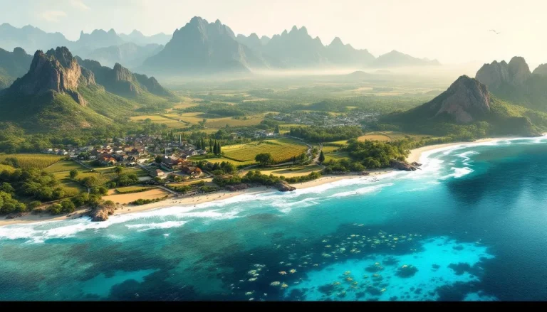 Un paysage enchanté révèle des secrets naturels dans une aventure mystérieuse.