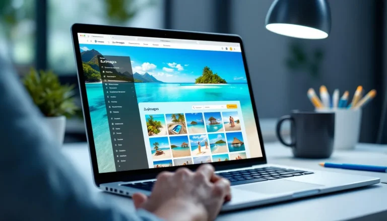 Femme prenant plaisir à capturer des souvenirs au bord d'une plage tropicale.