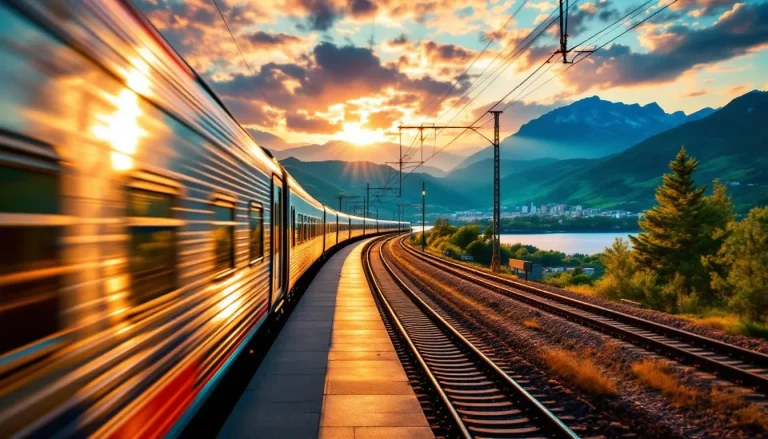 Un train part en direction de Como, prêt à embarquer des passagers.