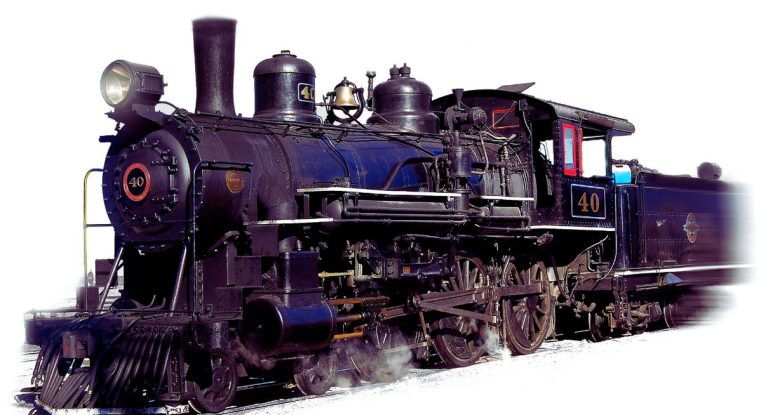 Locomotive à vapeur ancienne, musée des Grandes Locos, Lyon