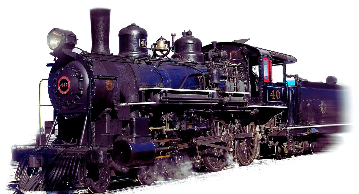 Locomotive à vapeur ancienne, musée des Grandes Locos, Lyon